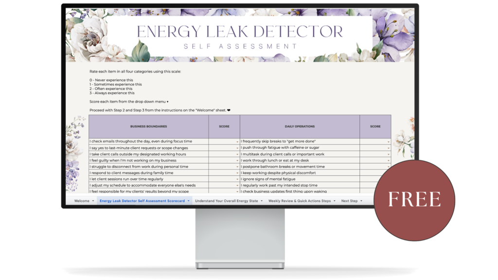 free energy leak detector